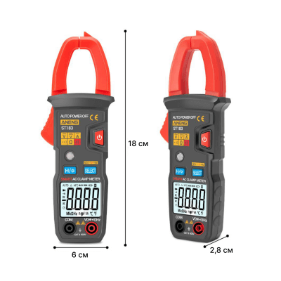 Токоизмерительные клещи переменного тока ANENG ST183-2