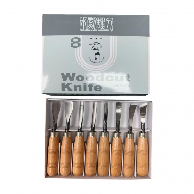 Набор инструментов Танец Дерева для фигурной резьбы по дереву из 8 предметов-2