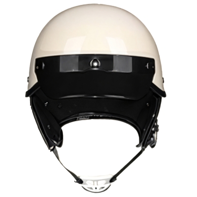 Мотошлем Vizo с визором от солнца, белый-2