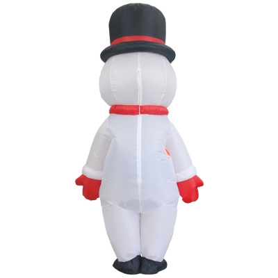 Надувной карнавальный костюм Снеговик-7
